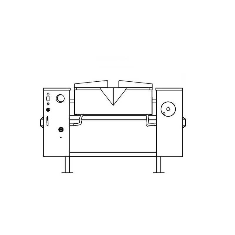 Tilting rectangular pan SFP