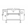 Tilting rectangular pan SFP