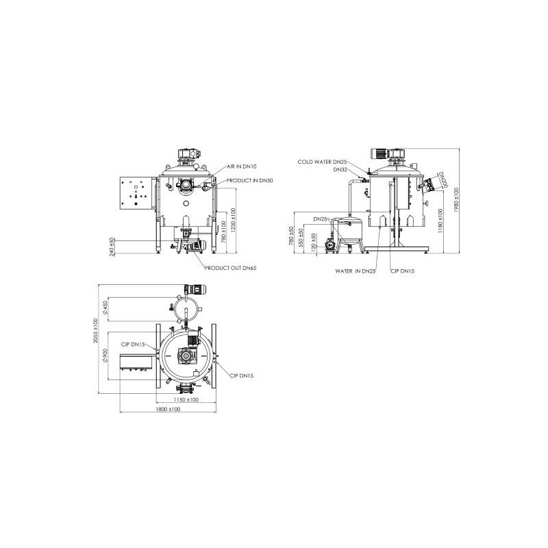 Evaporator vacuum SweetStuff 200