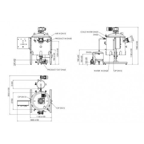 Verdamper vacuüm SweetStuff 200