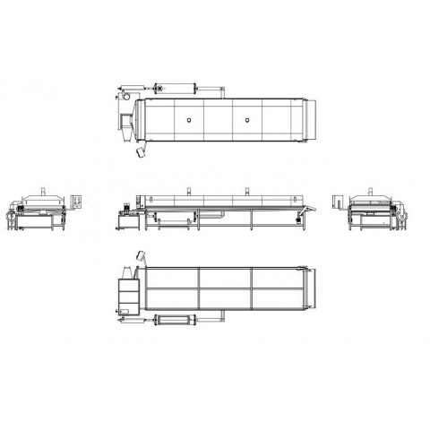 Continuous Oil Pouring Fryer