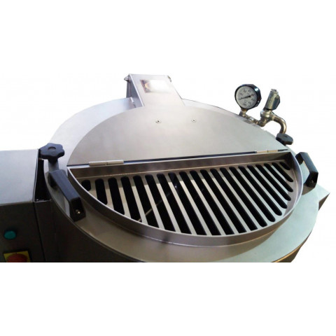 Jam cooker with a mixing and filling system MGJC