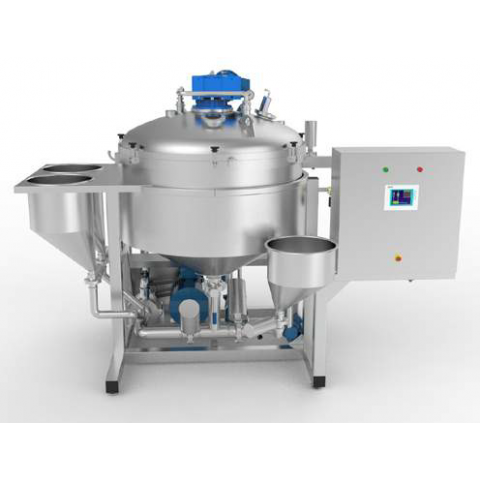 Mixer homogenizer vacuum