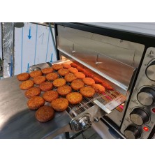 Continuous conveyor baking oven