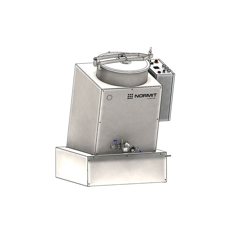 Vacuum cooking unit with gravity mixing VC 100