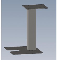 Support stand for the colloid mill 132