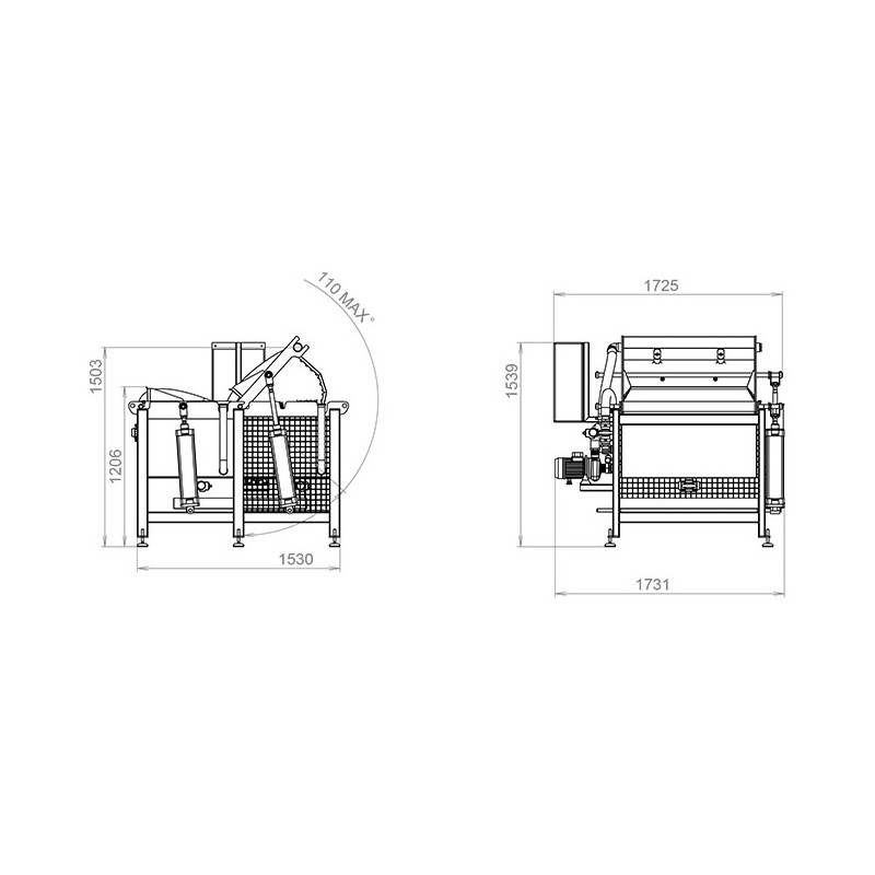 Cooker with cooling C&C 250/175