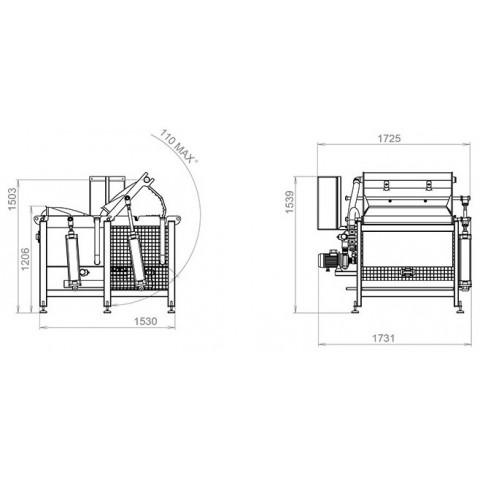 Cooking kettle with cooling C&C 250/175