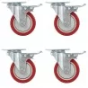 Industrial castors swivel with brake