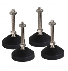 Adjustable anti-vibration support legs