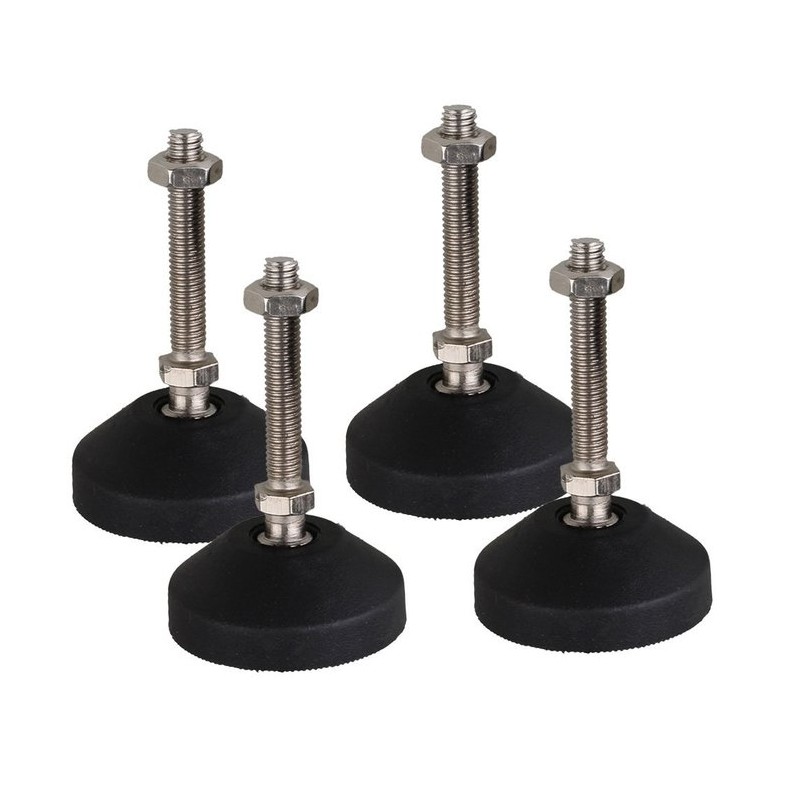 Adjustable anti-vibration support legs