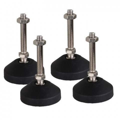 Adjustable anti-vibration support legs