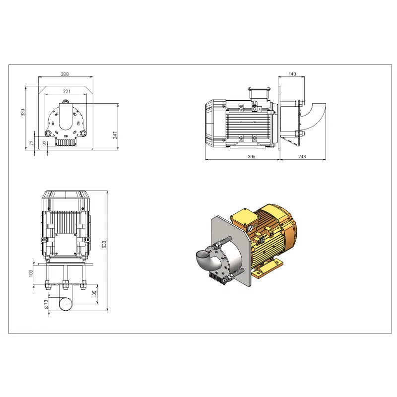 Kolloidmühle für Nussbutter 132