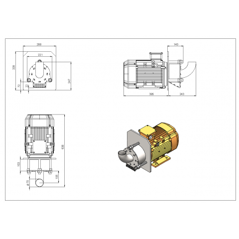 Colloid mill for nut butter 132