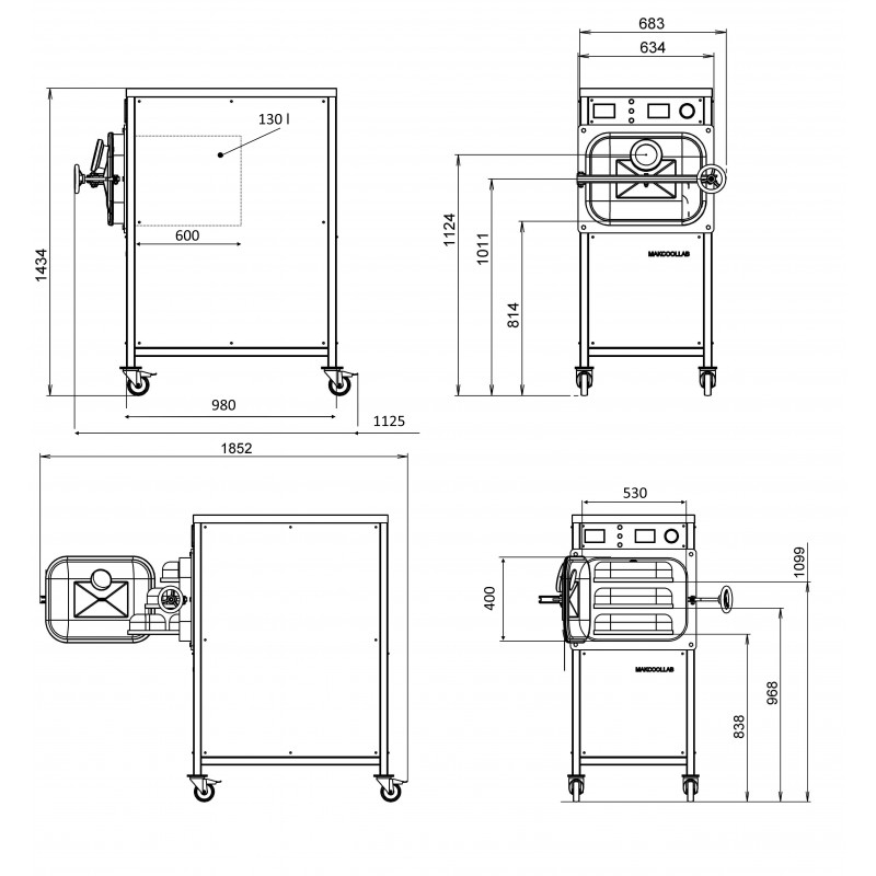 Laboratorio de refrigeración por vacío para pan y bollería