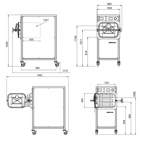 Laboratorio de refrigeración por vacío para pan y bollería