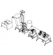 Equipment for the production of condensed milk
