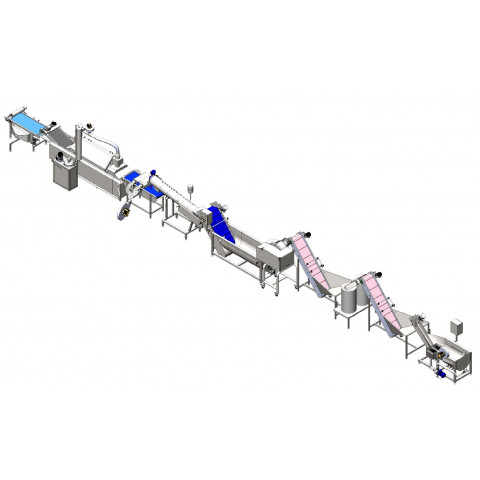 Linea di produzione di patatine fritte