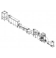 Peanut butter production system - up to 500 kg/h