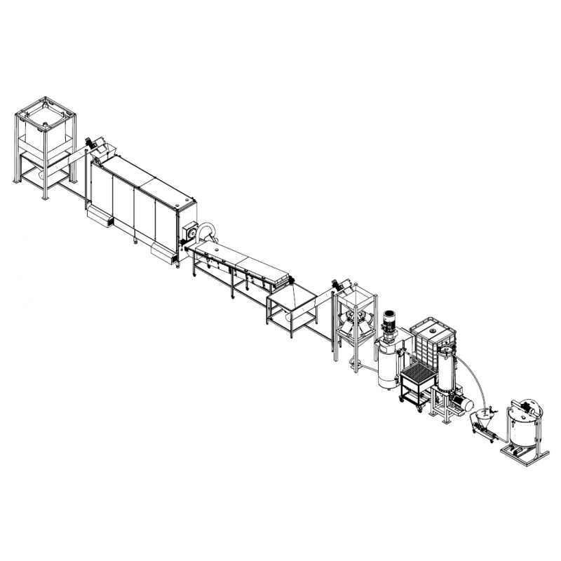 Système de production de beurre de cacahuète - jusqu'à 500 kg/h