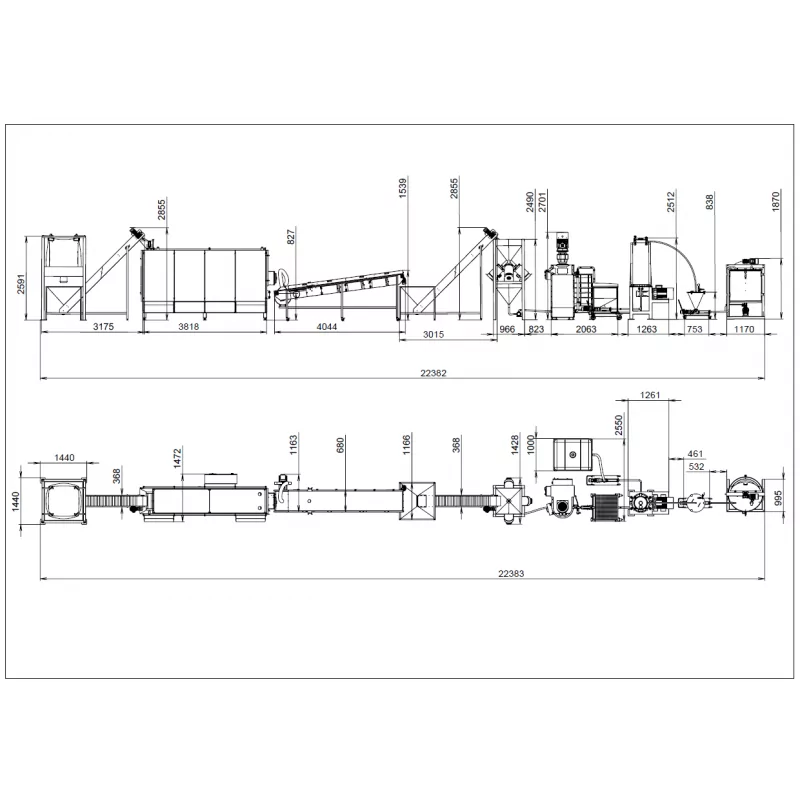 Peanut butter production equipment schema