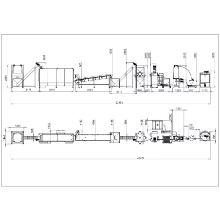 Peanut butter production equipment schema