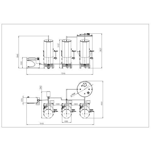 Gecondenseerde melk van melkpoederproductiecomplex