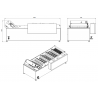 Friteuse met schoepen voor friet en snacks 400/1100/12