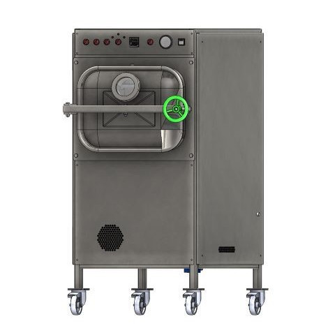 Vacuum cooling unit for pastry products