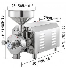 Compact grinder for gastro kitchens