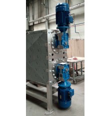 Heat exchanger for liquid and viscous products HE