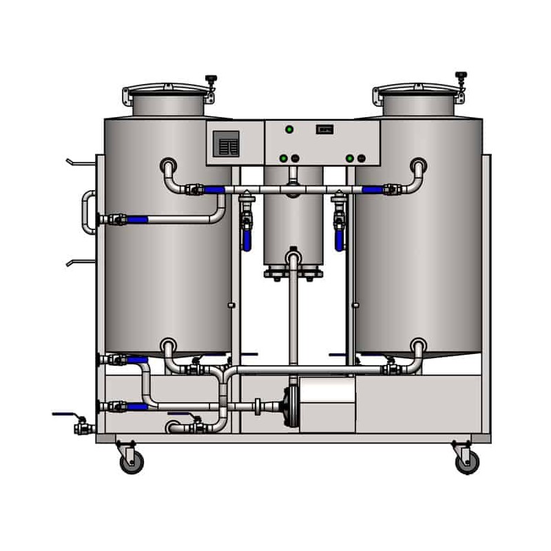 Cleaning and disinfecting station CIP 202 - 2×200 liters