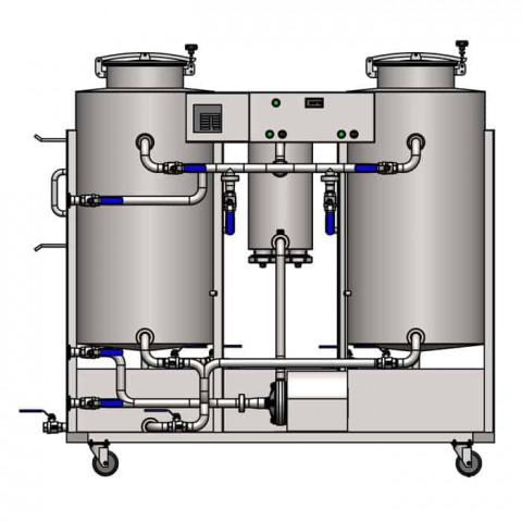 Станция очистки и дезинфекции CIP-302 - 2 × 300 литров