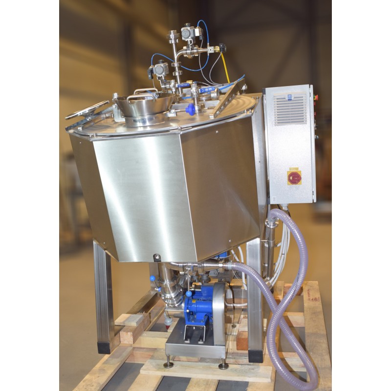 Homogenizer vacuum