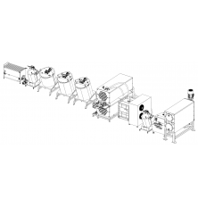 Complexo de equipamentos para a produção de margarina