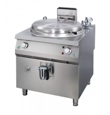 Professional 120L bratt boiling pan with indirect electric heating