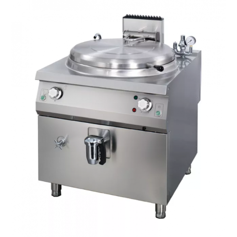 Professional 120L bratt boiling pan with indirect electric heating