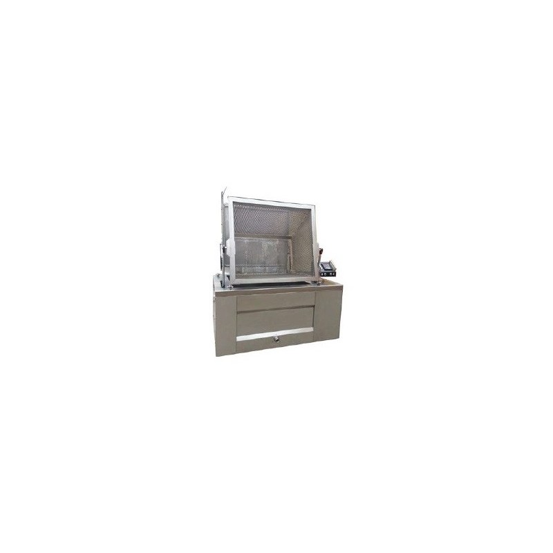 catering cooker with tilting basket