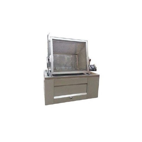 catering cooker with tilting basket