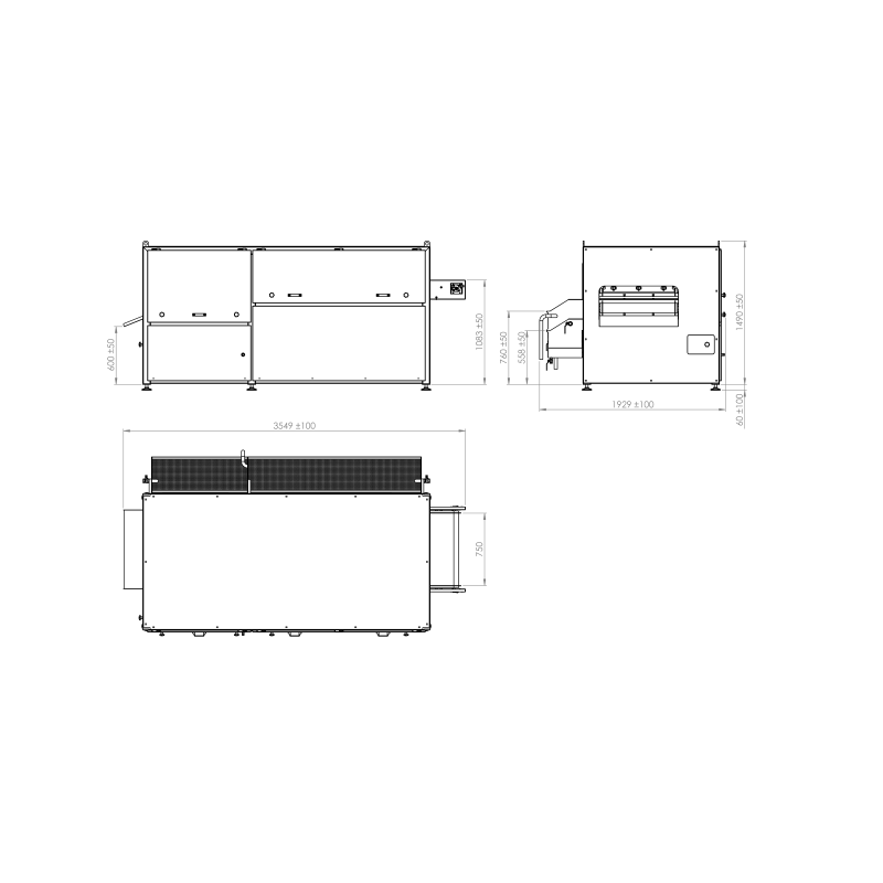 Sbattitore a nastro e raffreddatore CB 800/2700