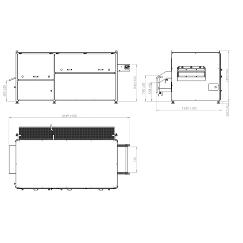 Bandblancheur en koeler CB 800/2700