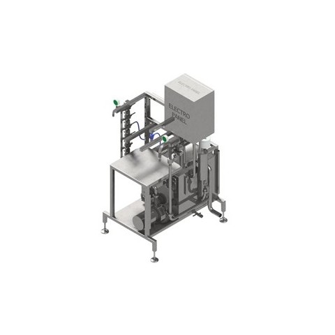 Manual keg washing and filling machine