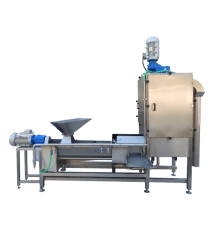 Grain washing and separating machine