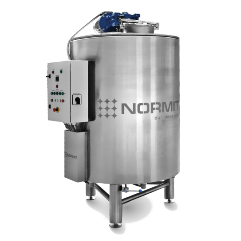 Universal cooking equipment with a built in homogenizer 1200 L