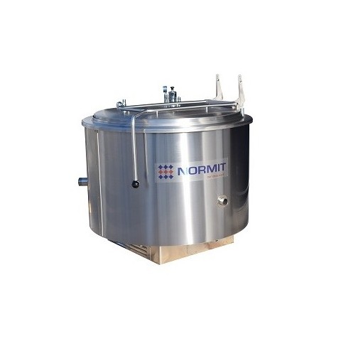 Steam heated professional cooking boiler