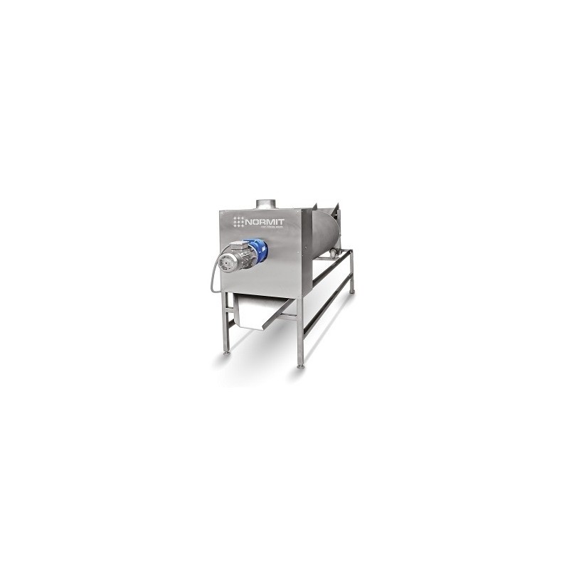 Drum dryer for granules and powders