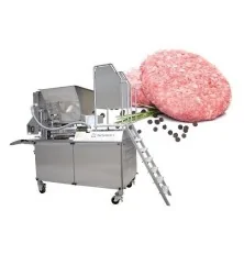 Meat patty forming machine