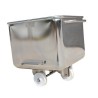 stainless steel meat trolley