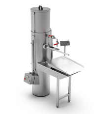 Electric pasteurizing and bag-in-box filling machine