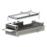 Compact conveyor deep fryer